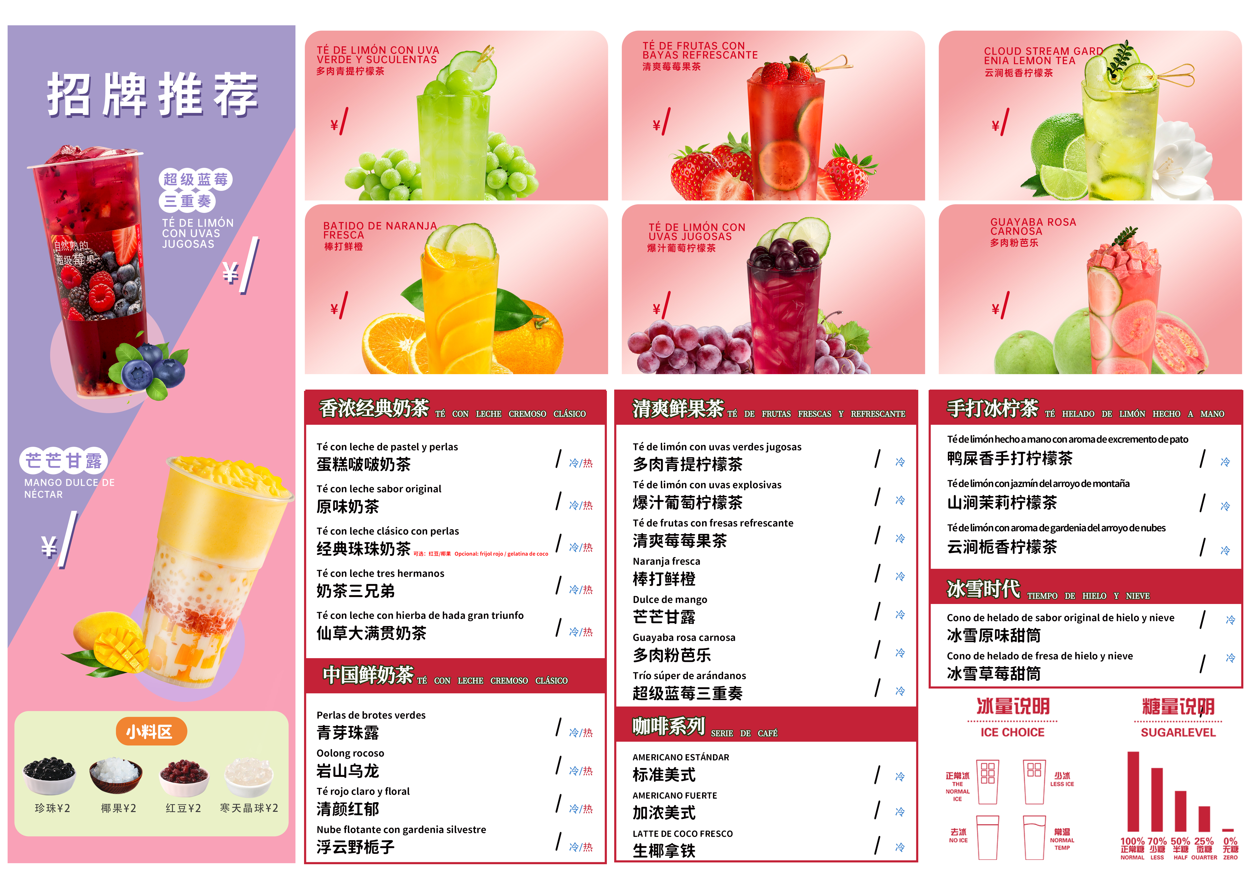 摆摊开柠檬茶小店全套菜单与原料清单(pic1)
